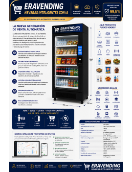 Comprar Renting bancario vitrina intiligente con IA