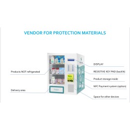Comprar Vapers  Última generación , expendedora de Cristal de sobremesa , con módulo de pago con tarjeta , móvil y reloj .