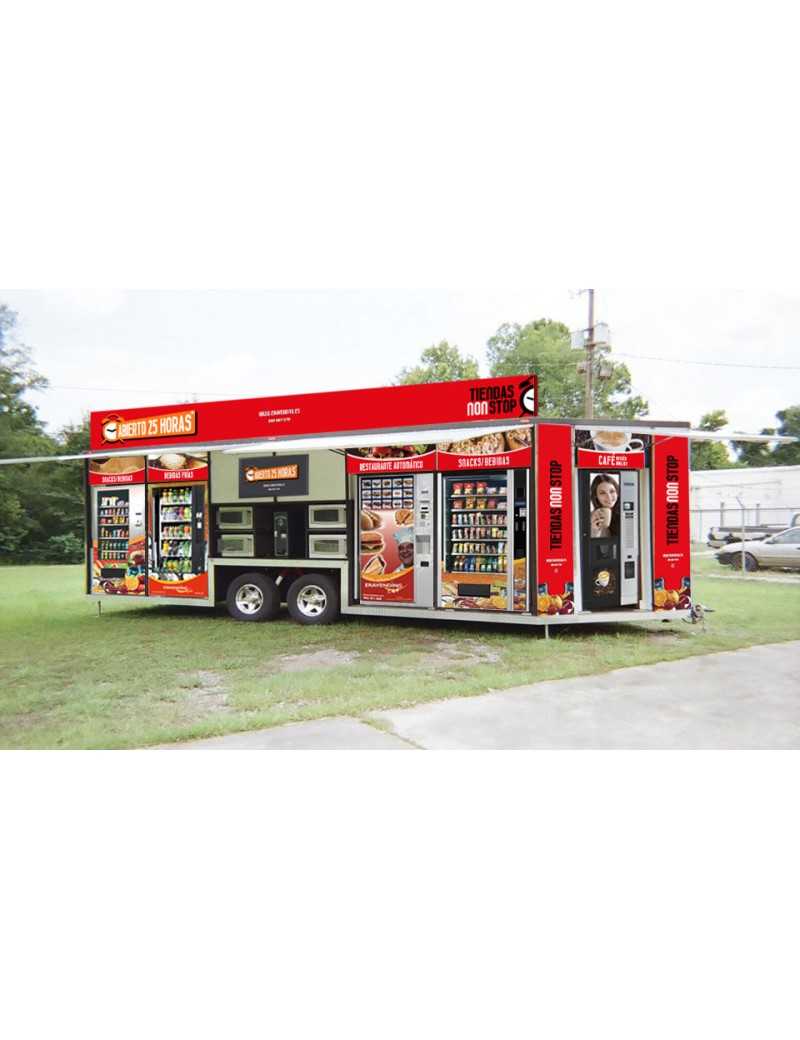 Tienda vending , movil , en remolque . Tienda vending , movil , en remolque .