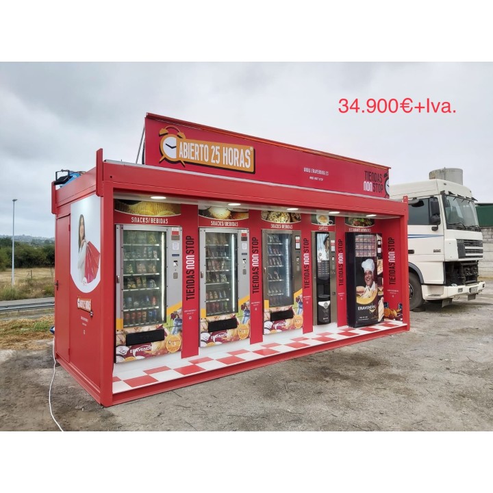 Comprar Renting financiero Tienda 24 horas, Móvil, Trasportable, Reacondicionada