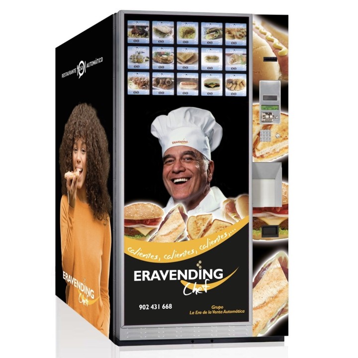 Comprar Renting financiero Expendedora de Comida Caliente con Microondas