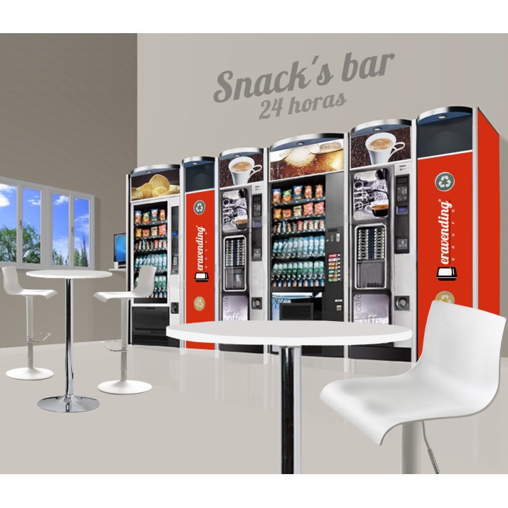 Comprar Renting financiero BAR AUTOMÁTICO 24 Horas, Sin Personal