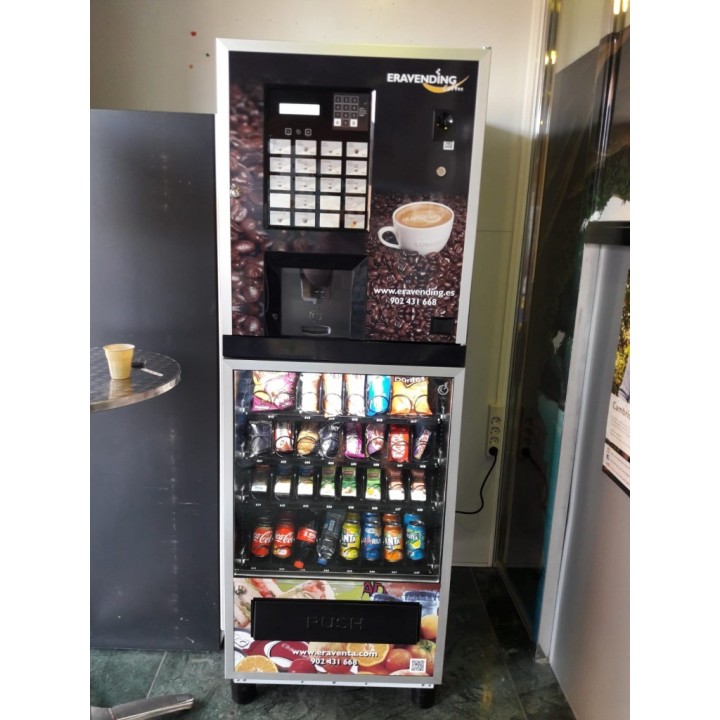 Comprar Cafetería Automática, 3 Máquinas en 1, Modelo ERAVENDING B300