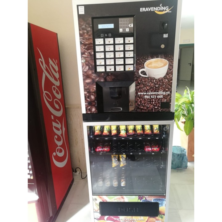 Comprar Cafetería Automática, 3 Máquinas en 1, Modelo ERAVENDING B300