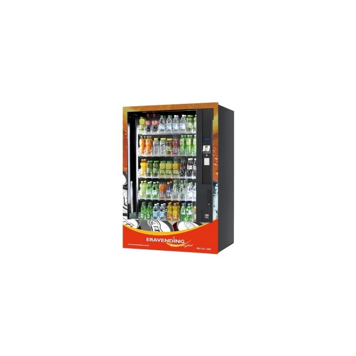 Comprar Renting financiero Expendedora reacondicionada ,de bebidas frías de Cristal , 45 tipos , nueva , ultima generación