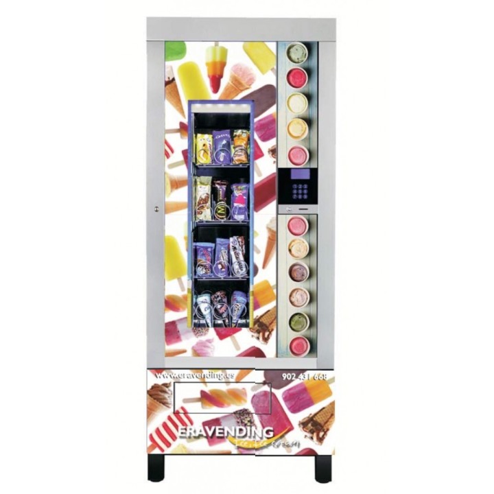 Comprar Expendedora de Helados de Cristal, Eravending Cristal Mini