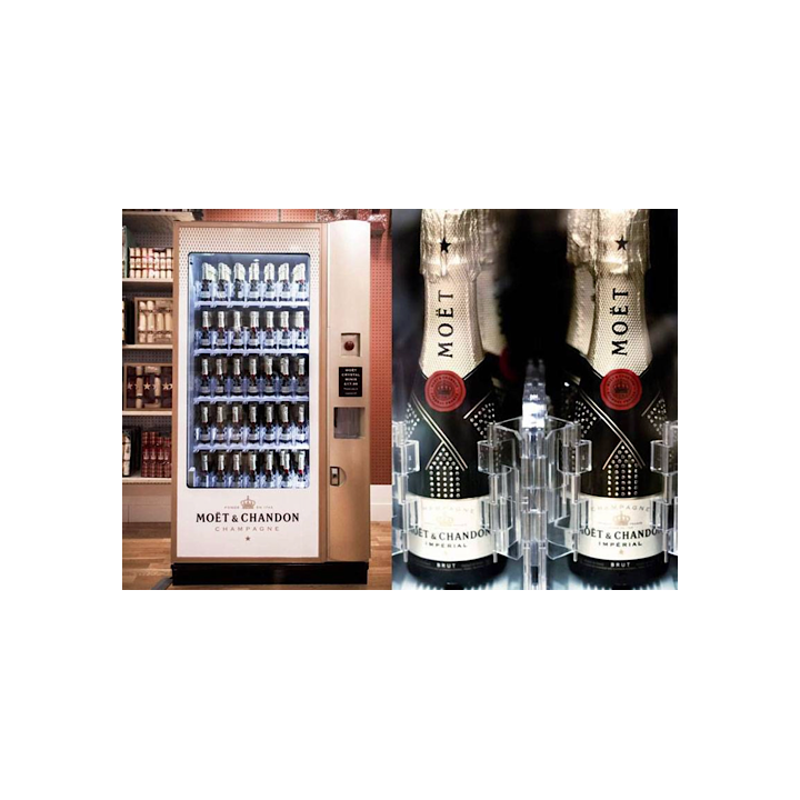 Comprar Renting financiero , expendedora de Möet & Chandon o benjamines de cava , cualquier marca .