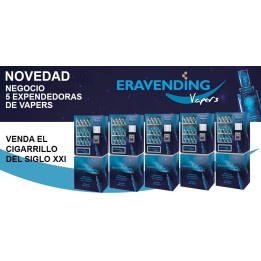 Comprar Vapers negocio de 5 expendedoras, novedad