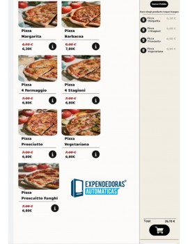 Comprar Renting Expendedora de pizzas medianas 24 horas