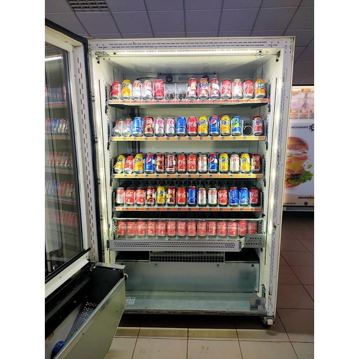 Comprar Bebidas frías de Cristal con ascensor,expendedora reacondicionada
