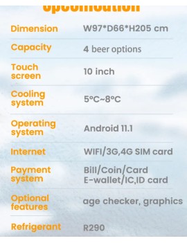 Comprar Renting bancario de Expendedora de cerveza a granel, para entornos cerrados