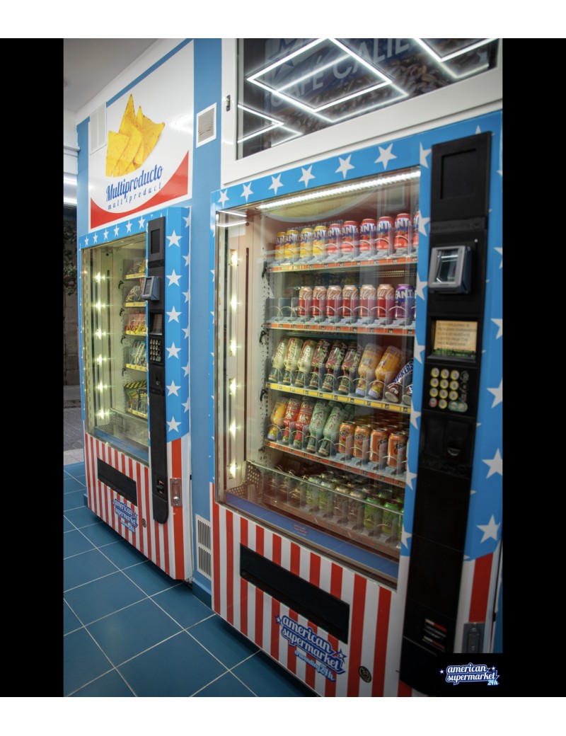 Comprar Tienda vending 24 horas 3 expendedoras reacondicionadas tamaño maxi