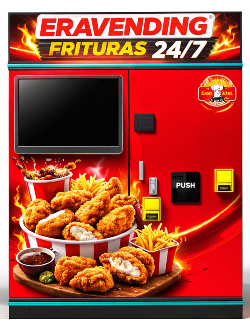 Comprar Expendedora de frituras en aceite natural , churros,calamares,pollo enpanado,cocretas,enpanadillas..etc NOVEDAD