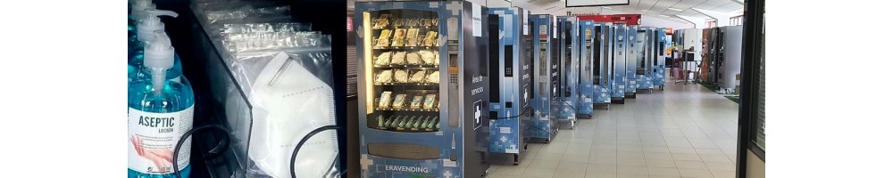  Mascarillas, Guantes, Gel Nuevas | Expendedoras Automáticas