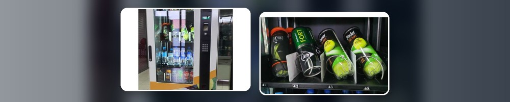  Pelotas de tenis, padel y accesorios. Reacondicionadas. | Expendedoras Automáticas