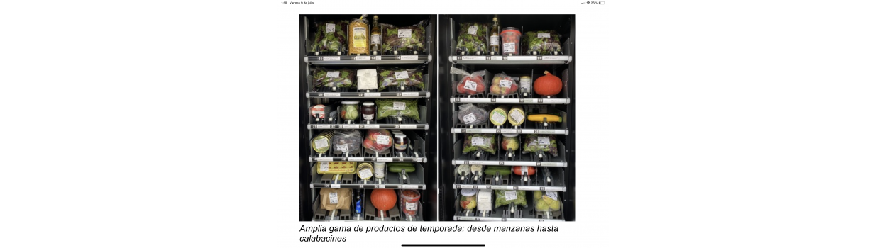 Hortalizas , fruta , productos del campo ,expendedoras 24 horas .