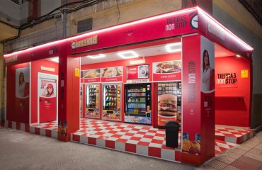 Negocios tradicionales se convierten en tiendas automáticas ABIERTO 25 HORAS .